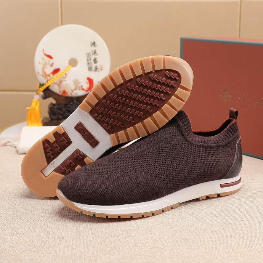 Loro Piana 360 LP Flexy Walk Wish® Wool Sneakers - Dark Claret (Q04V)