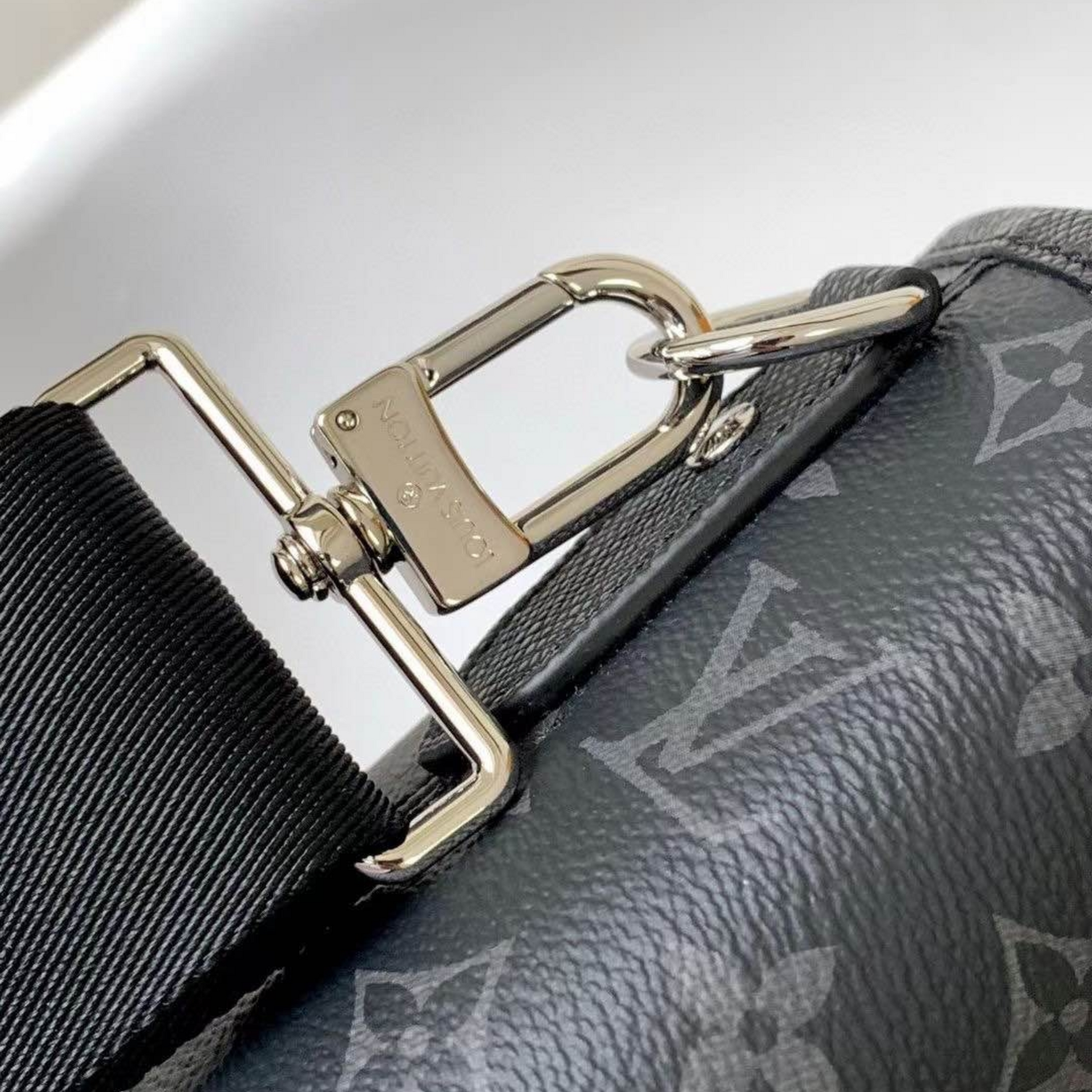 Louis Vuitton Monogram Eclipse Weekend Tote Bag - Black