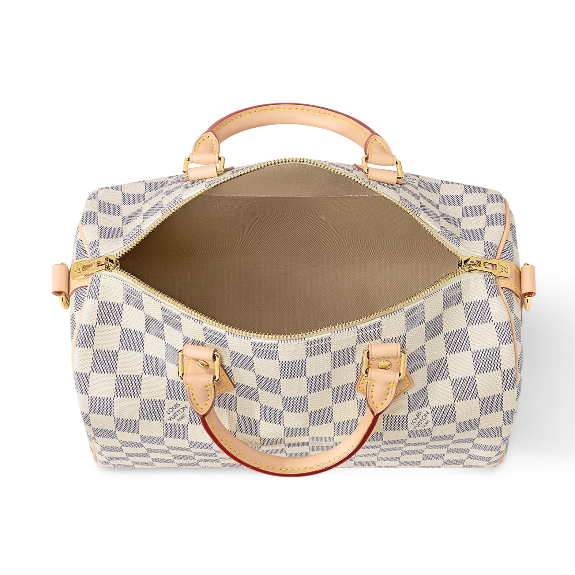 Louis Vuitton Speedy Bandoulière 30 Handbag - Off White / Grey
