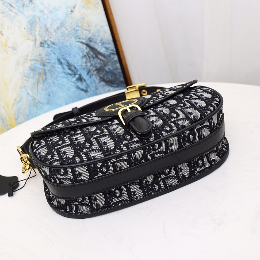 Dior Dior Bobby East-West Bag - Blue Dior Oblique Jacquard