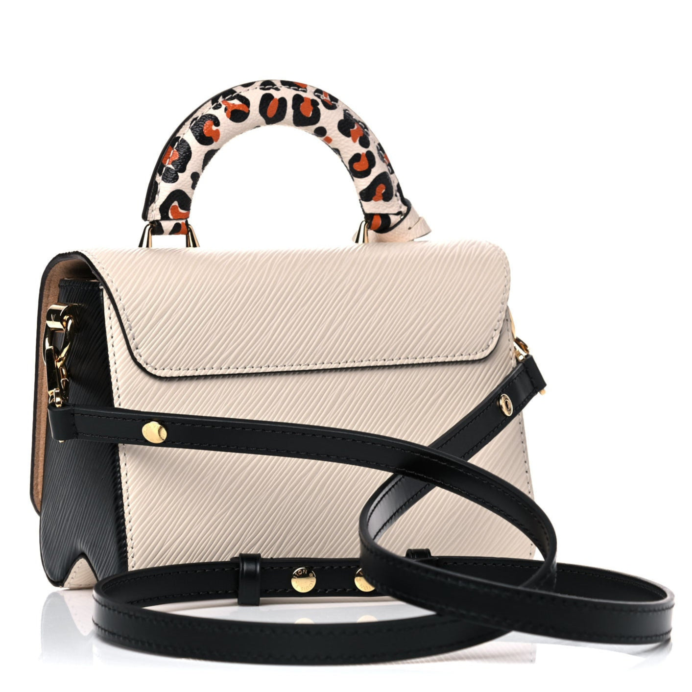 Louis Vuitton Epi Wild Twist PM Top Handle Bag - Cream
