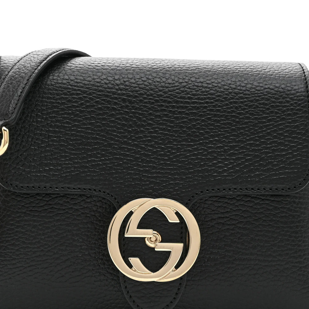 Gucci Dollar Interlocking Chain Bag – Black