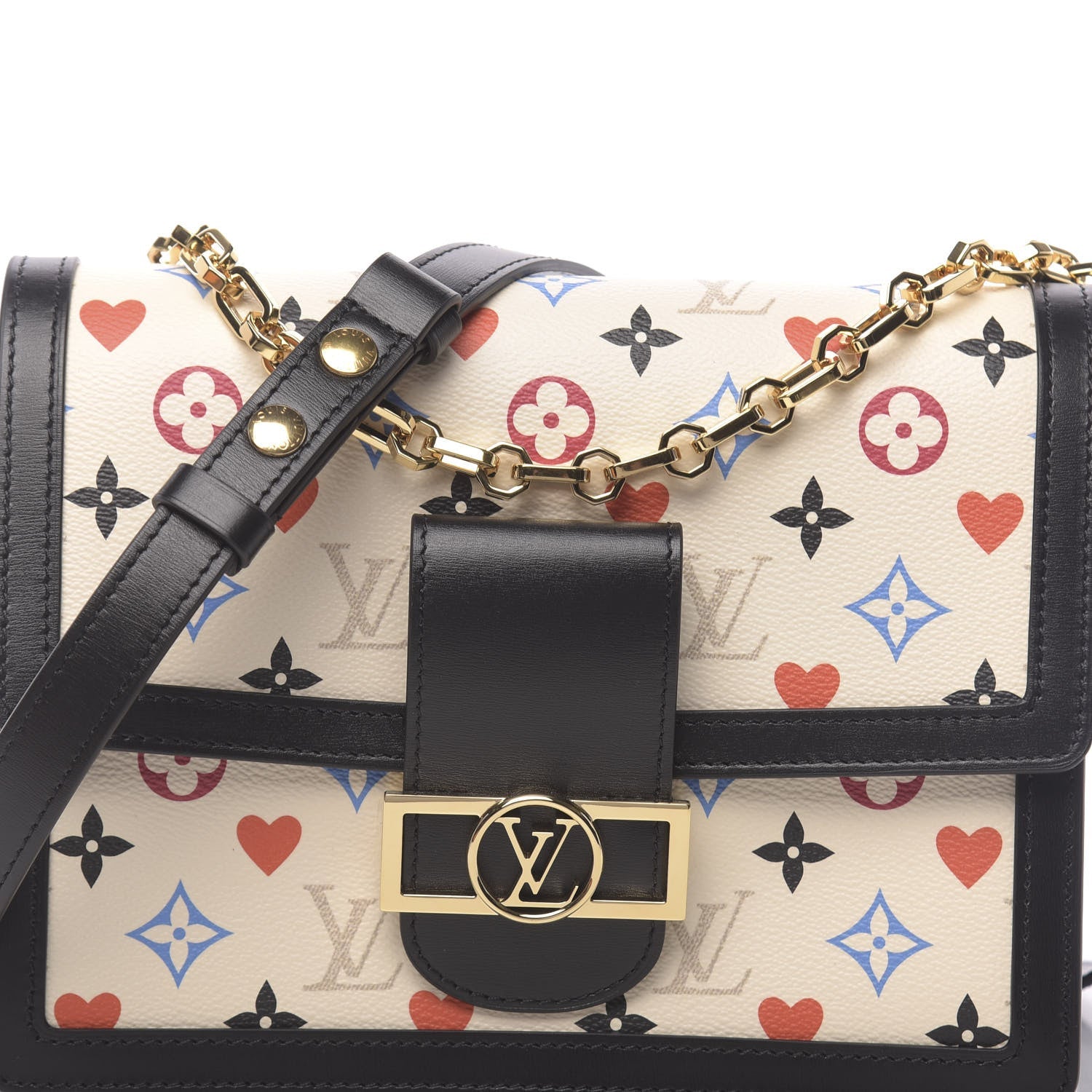 Louis Vuitton Dauphine MM Tote Bag - White