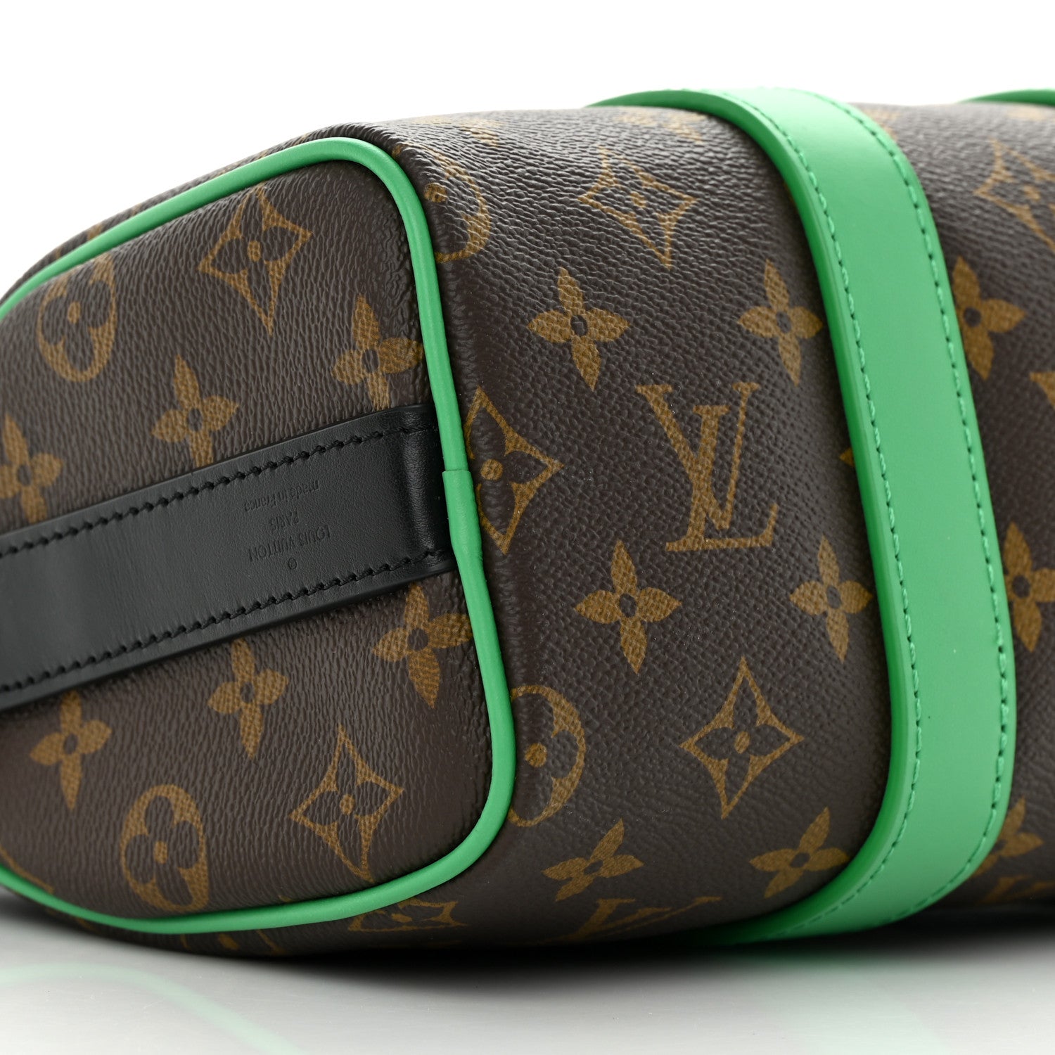 Louis Vuitton Monogram Macassar Keepall Bandoulière 25 Shoulder Bag - Minty Green