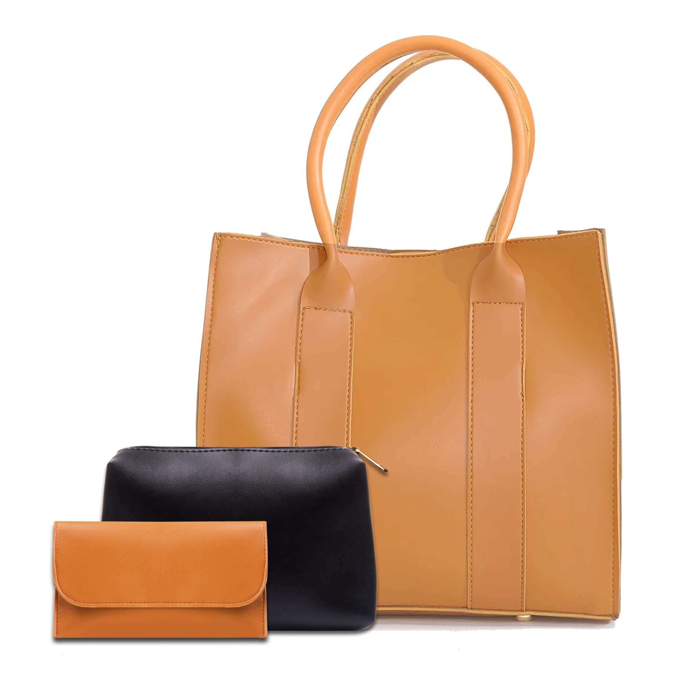 ALBERTA 3 PCS YELLOW TOTE BAG