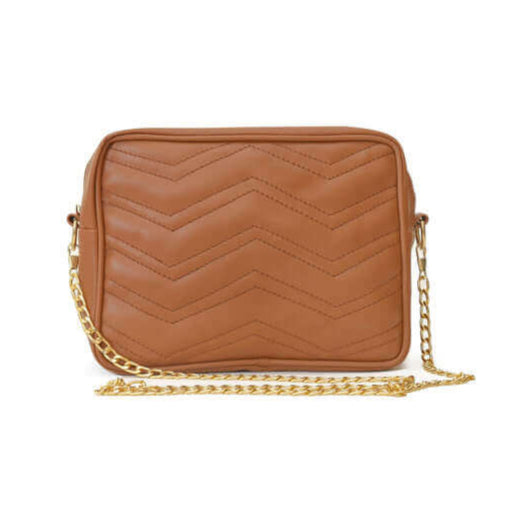 AURA BROWN CROSS BODY BAG
