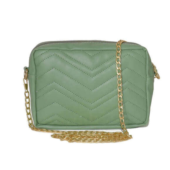 AURA GREEN CROSS BODY BAG