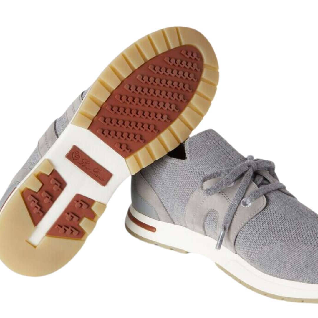 Loro Piana 360 LP Flexy Walk Wish® Virgin Wool Sneakers - Gray (002)