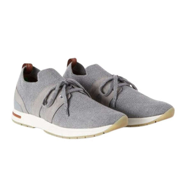 Loro Piana 360 LP Flexy Walk Wish® Virgin Wool Sneakers - Gray (002)