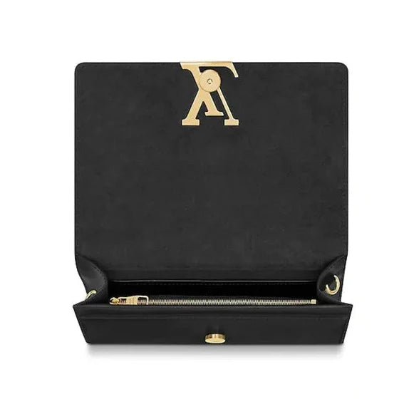 Louis Vuitton Pochette Louise Chain Clutch - Black