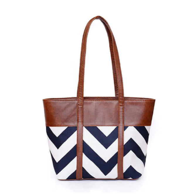 CANBERRA BROWN TOTE AND SHOULDER BAG