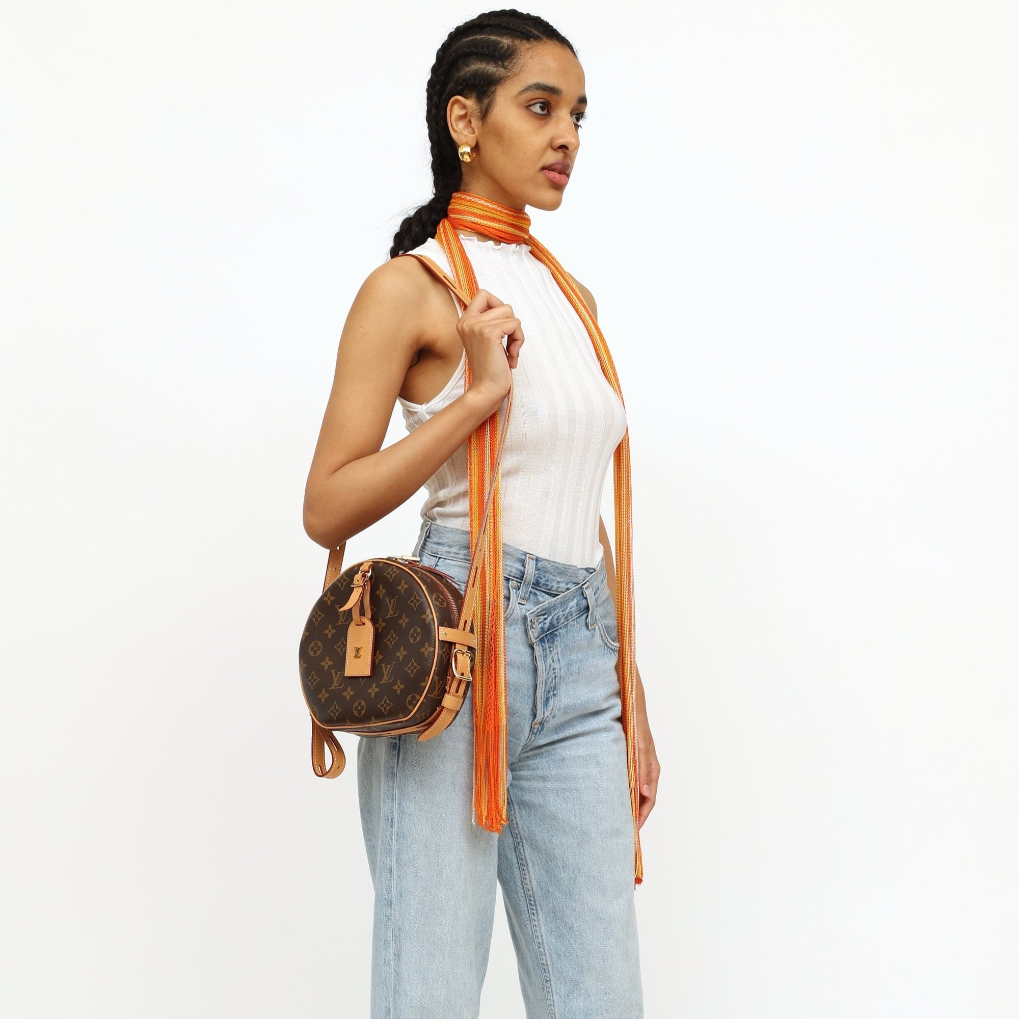 Louis Vuitton Boite Chapeau Souple MM Shoulder Bag - Brown