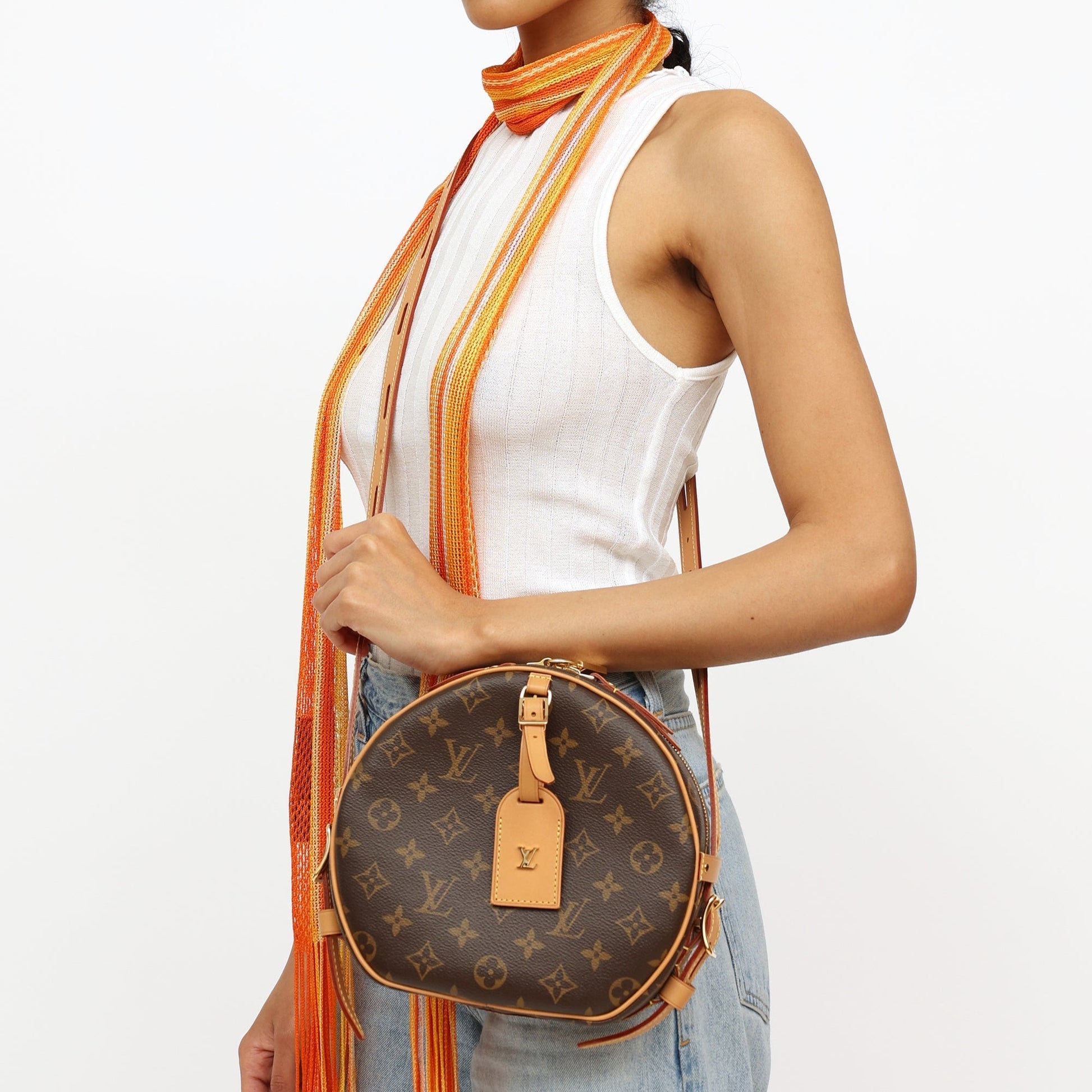 Louis Vuitton Boite Chapeau Souple MM Shoulder Bag - Brown