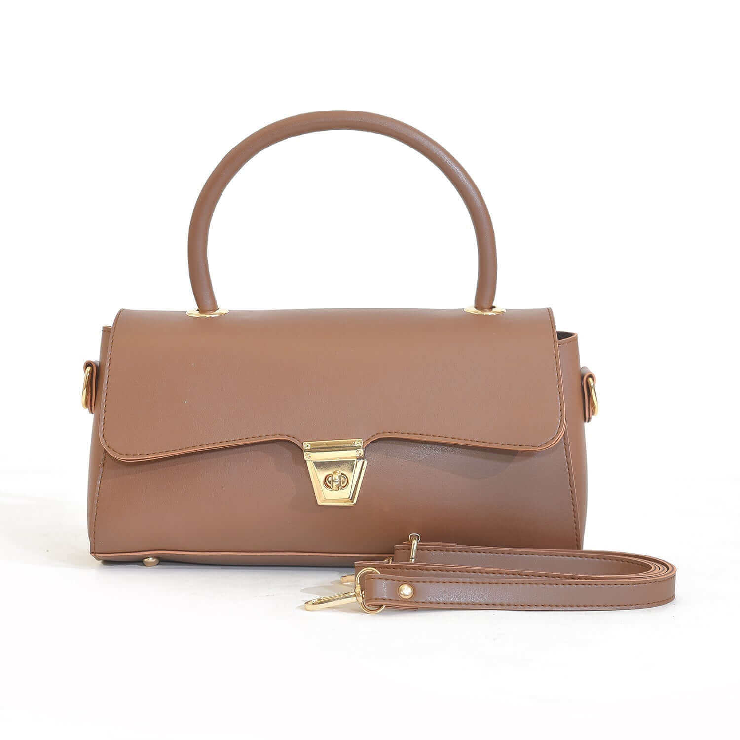 FLORIDA – Feminine Soft-Touch Bag in Brown