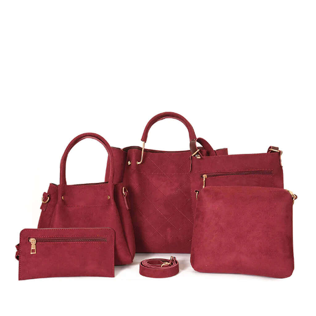 FABULOUS - Buy 01 Shoulder Bag & Get 04 Bags Free SUEDE