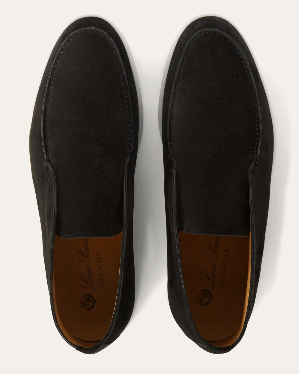 Loro Piana Open Walk Chukka Suede Ankle Boots - Black (8000)
