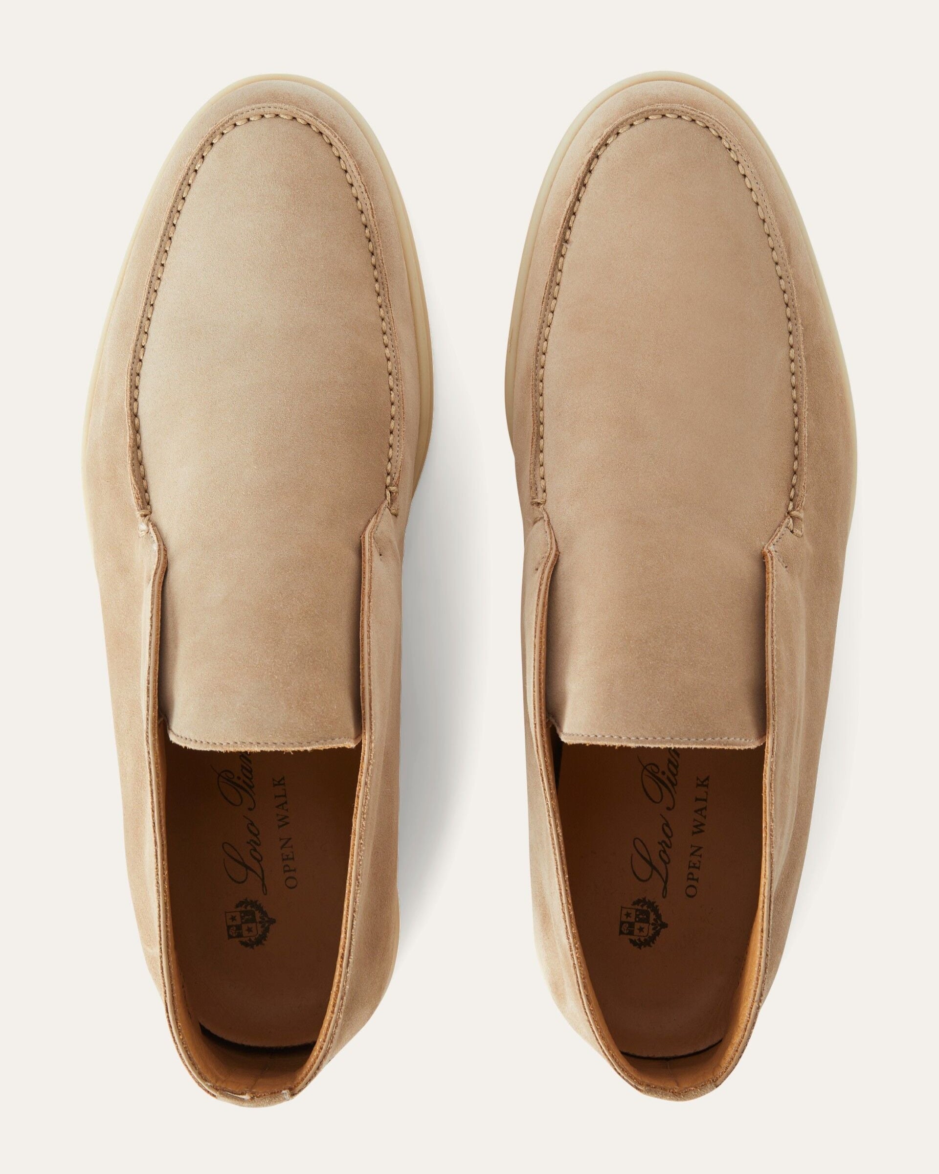 Loro Piana Open Walk Ankle Boot Suede - Sandstone (D044)