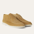 Loro Piana Open Walk The Comfort of Elegance® Ankle Boots – Light Wood Smoke (H755)