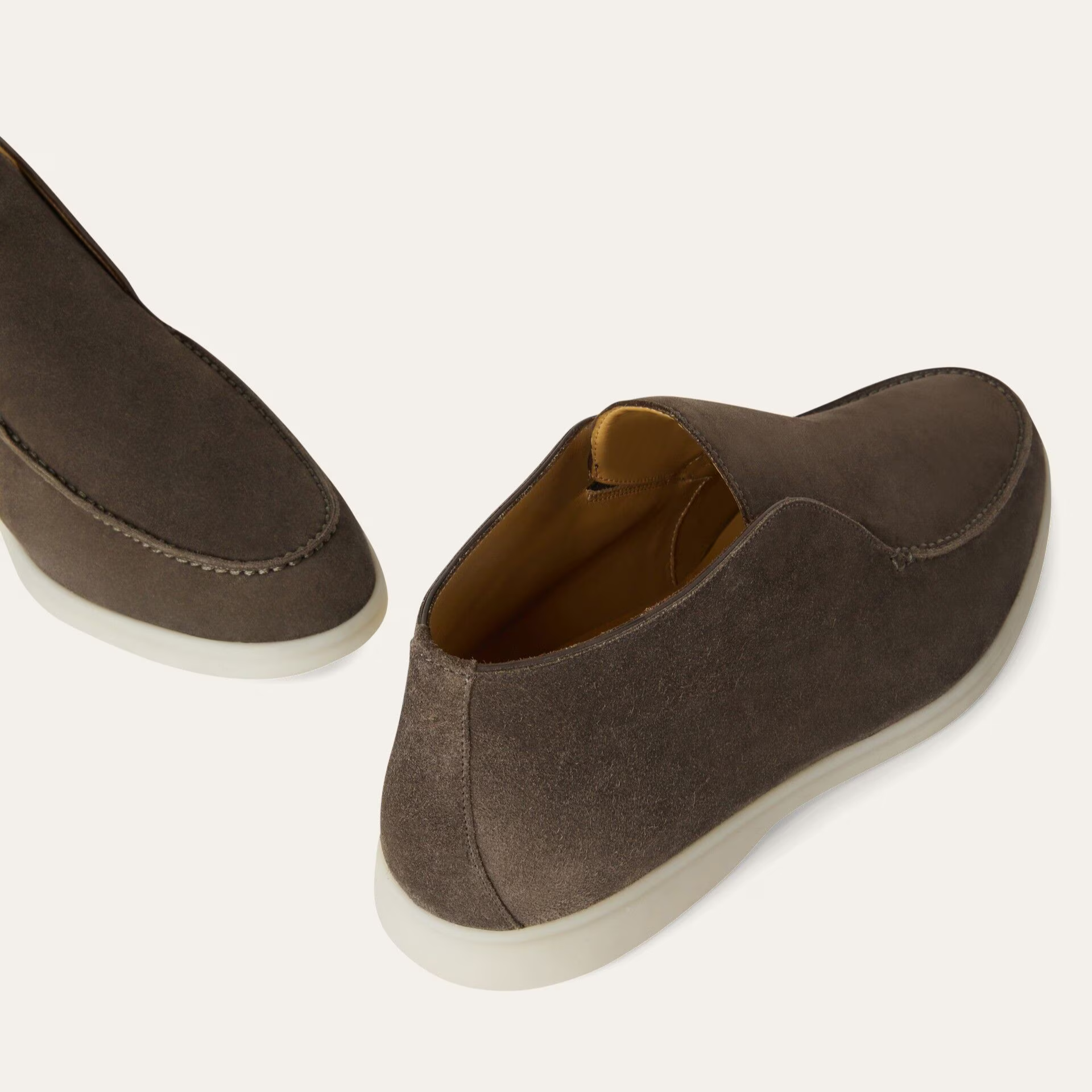 Loro Piana Open Walk Ankle Boot - Warm Gray (MD84)