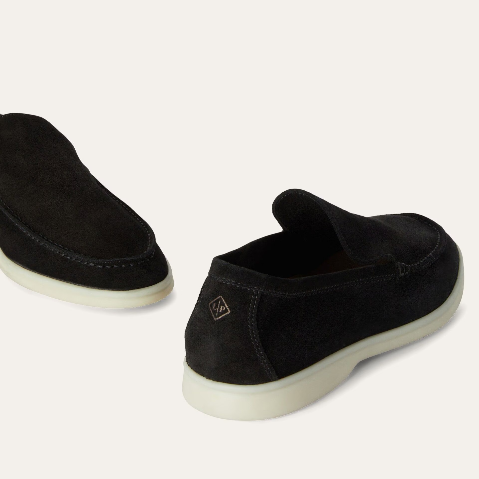 Loro Piana Summer Walk Suede Loafer - Black (8000)