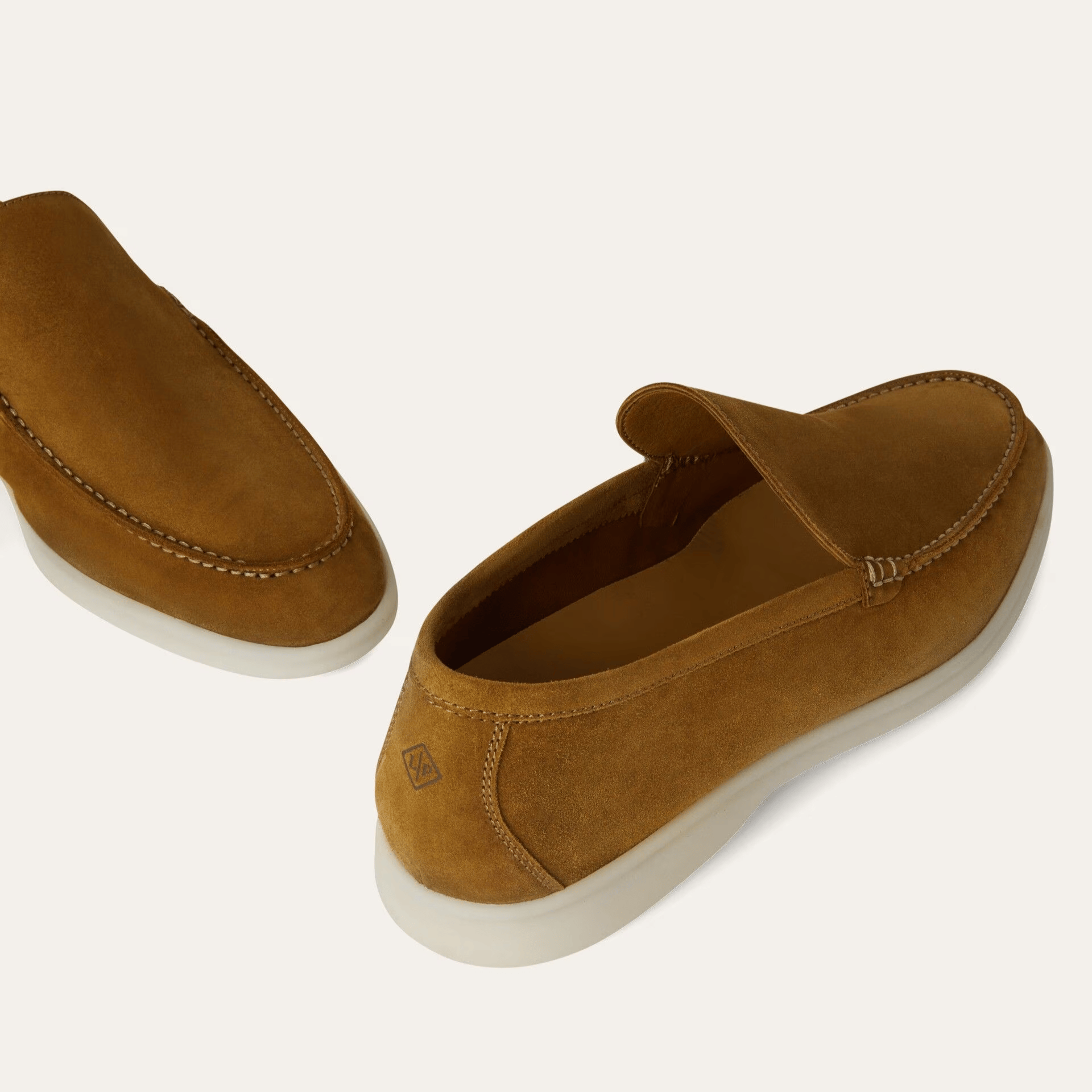 Loro Piana Summer Walk Suede Loafer - Tan (HD96)