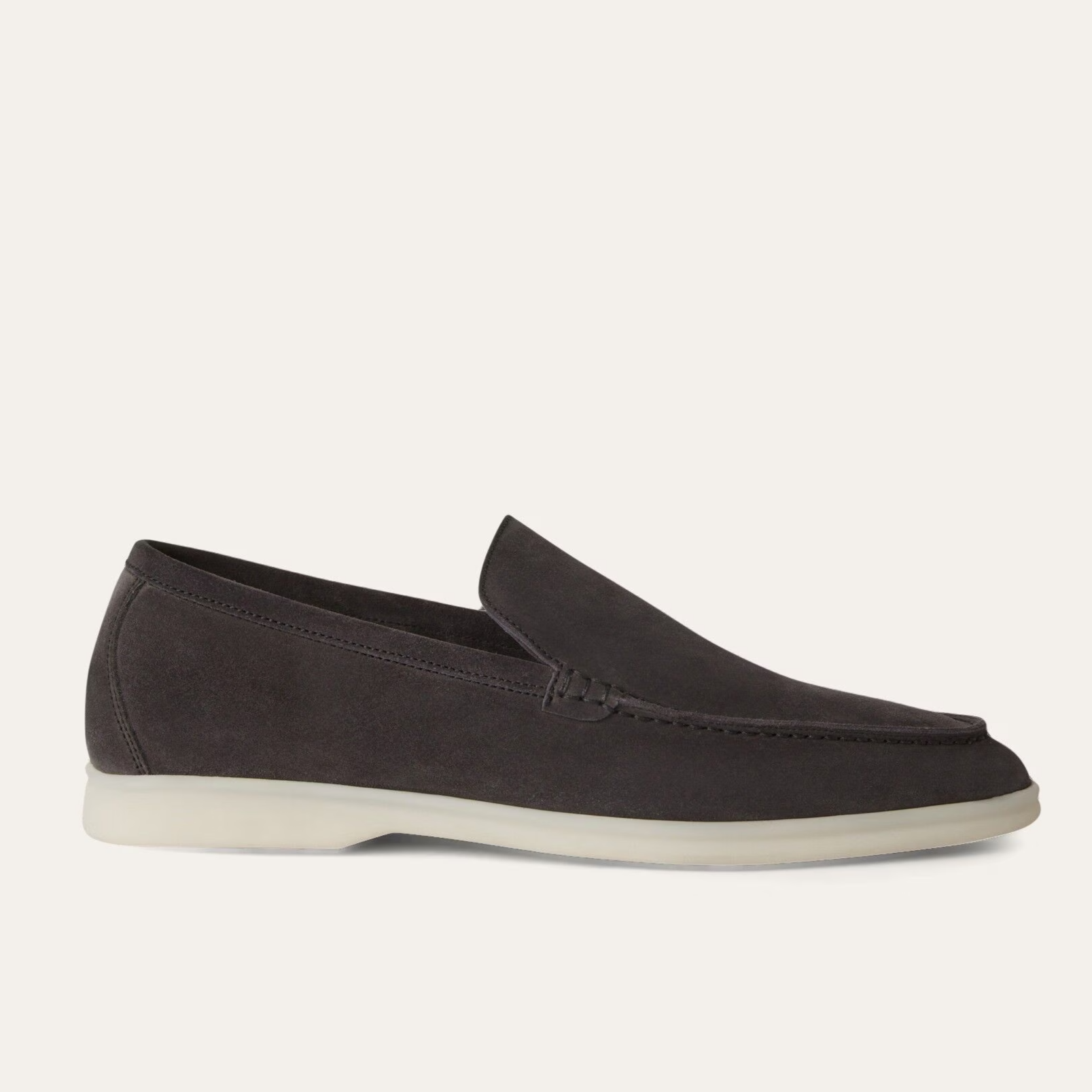 Loro Piana Summer Walk Suede Loafer - Caviar (MB97)