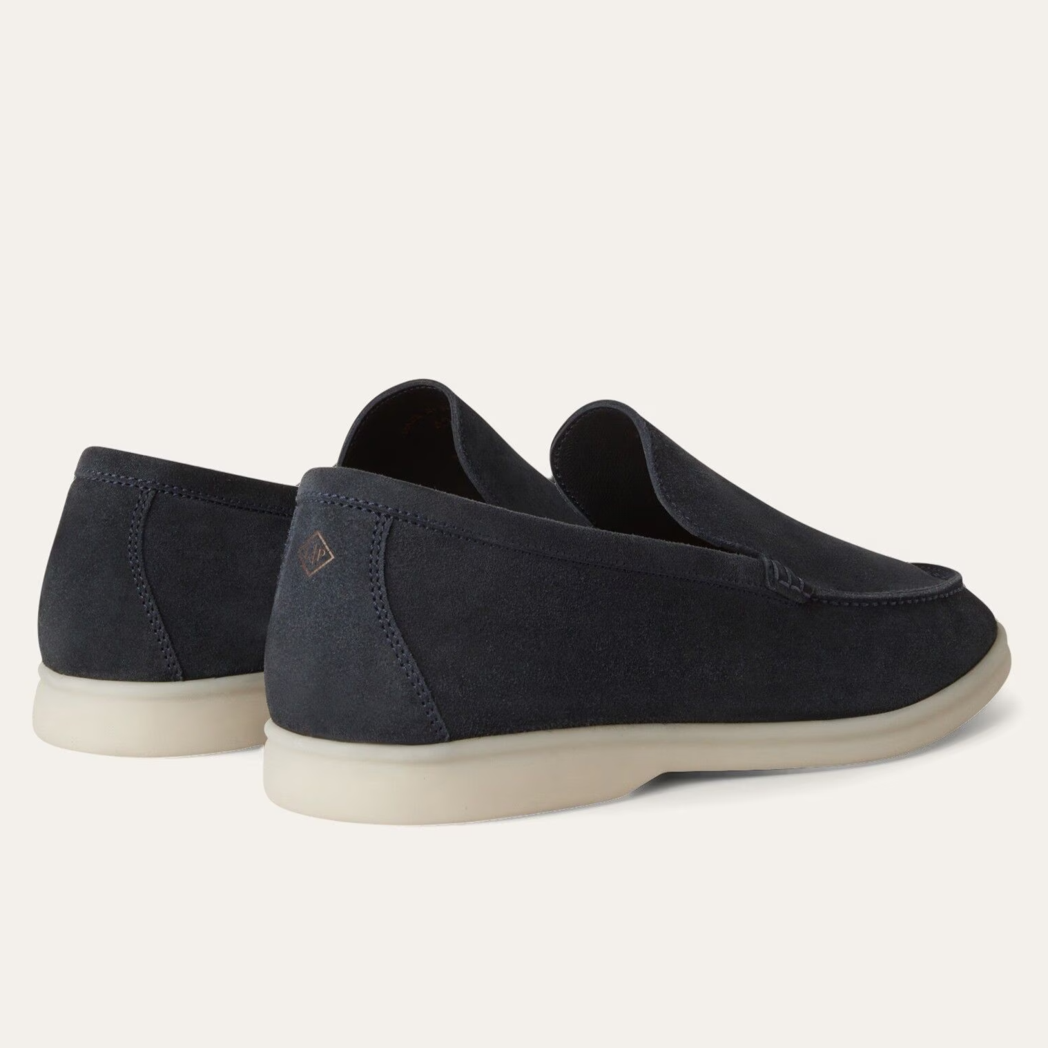 Loro Piana Summer Walk Suede Loafers - Classic Blue (178)