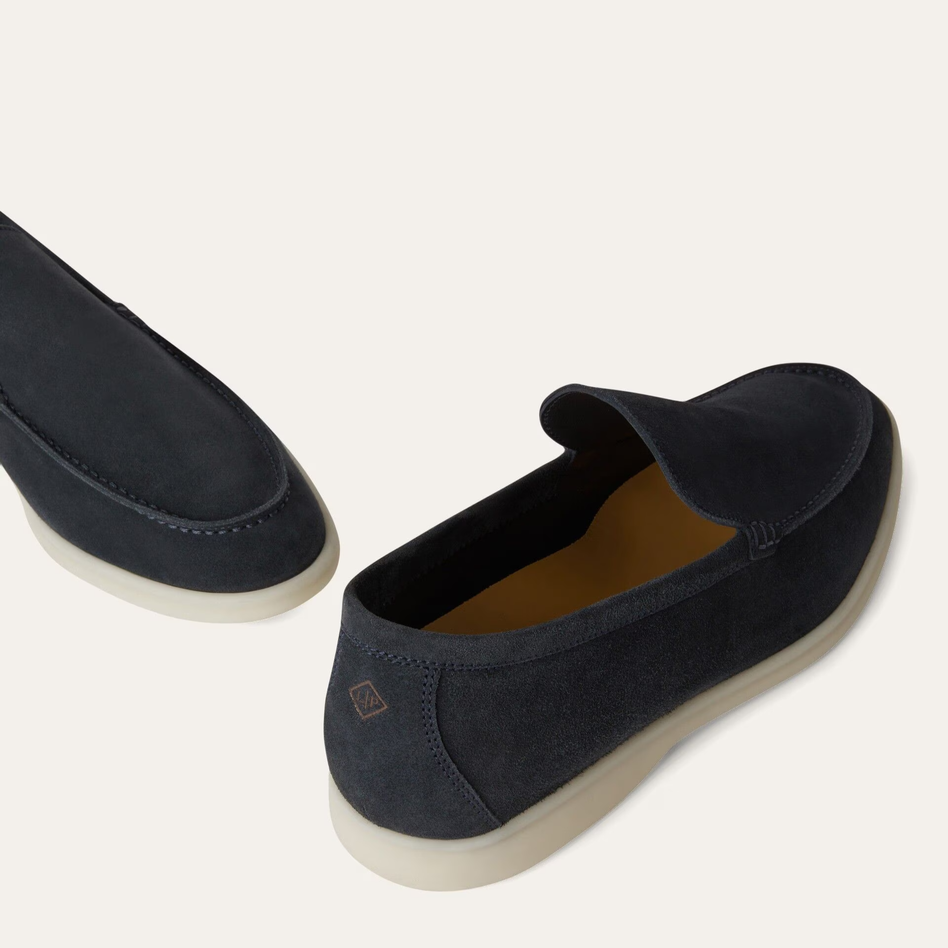 Loro Piana Summer Walk Suede Loafers -  Classic Blue (178)