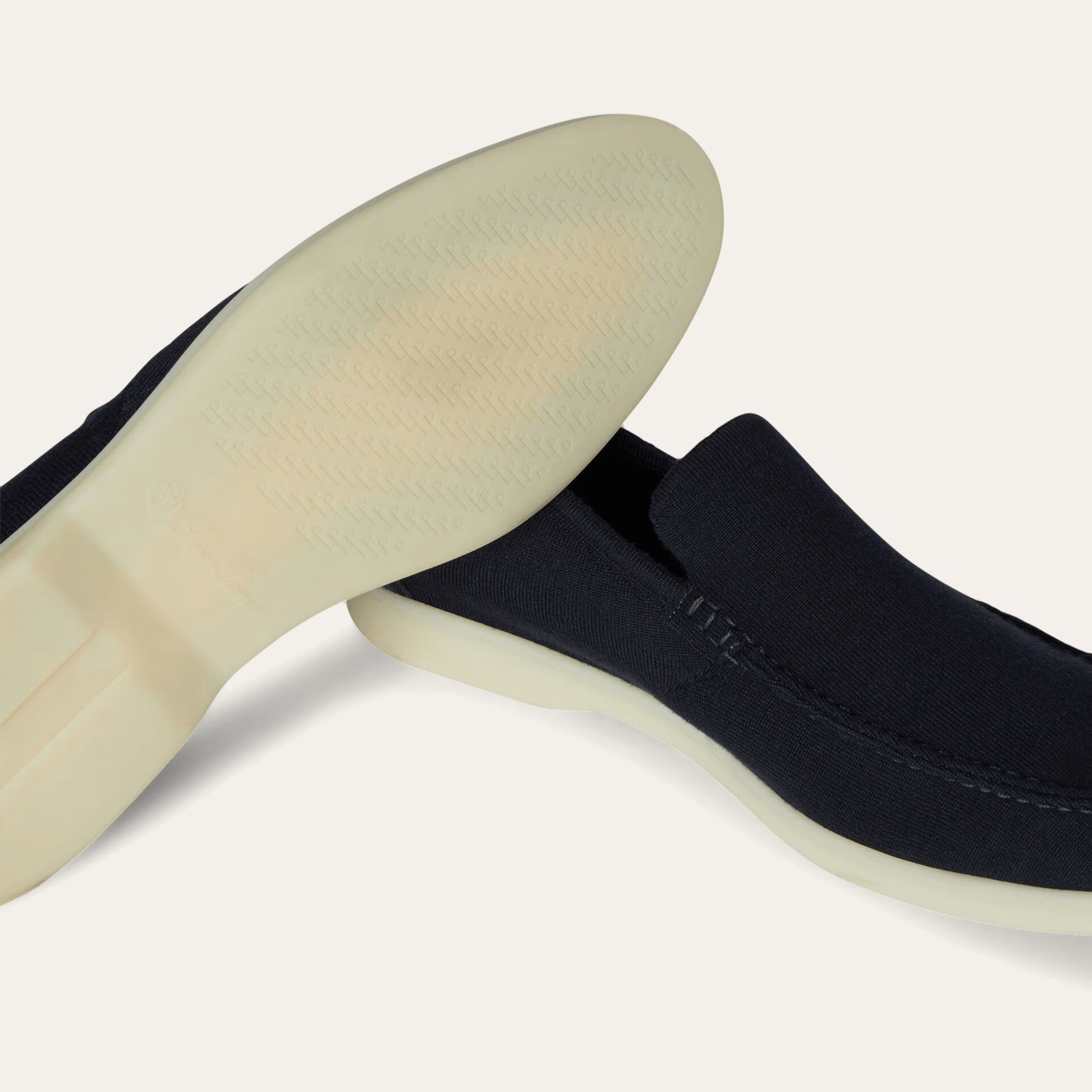 Loro Piana Summer Knitted Walk Wish® Wool Loafers -  Navy Blue (W000)