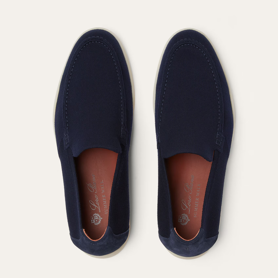 Loro Piana Summer Walk The Gift of Kings® Loafers - Navy Blue (W000)