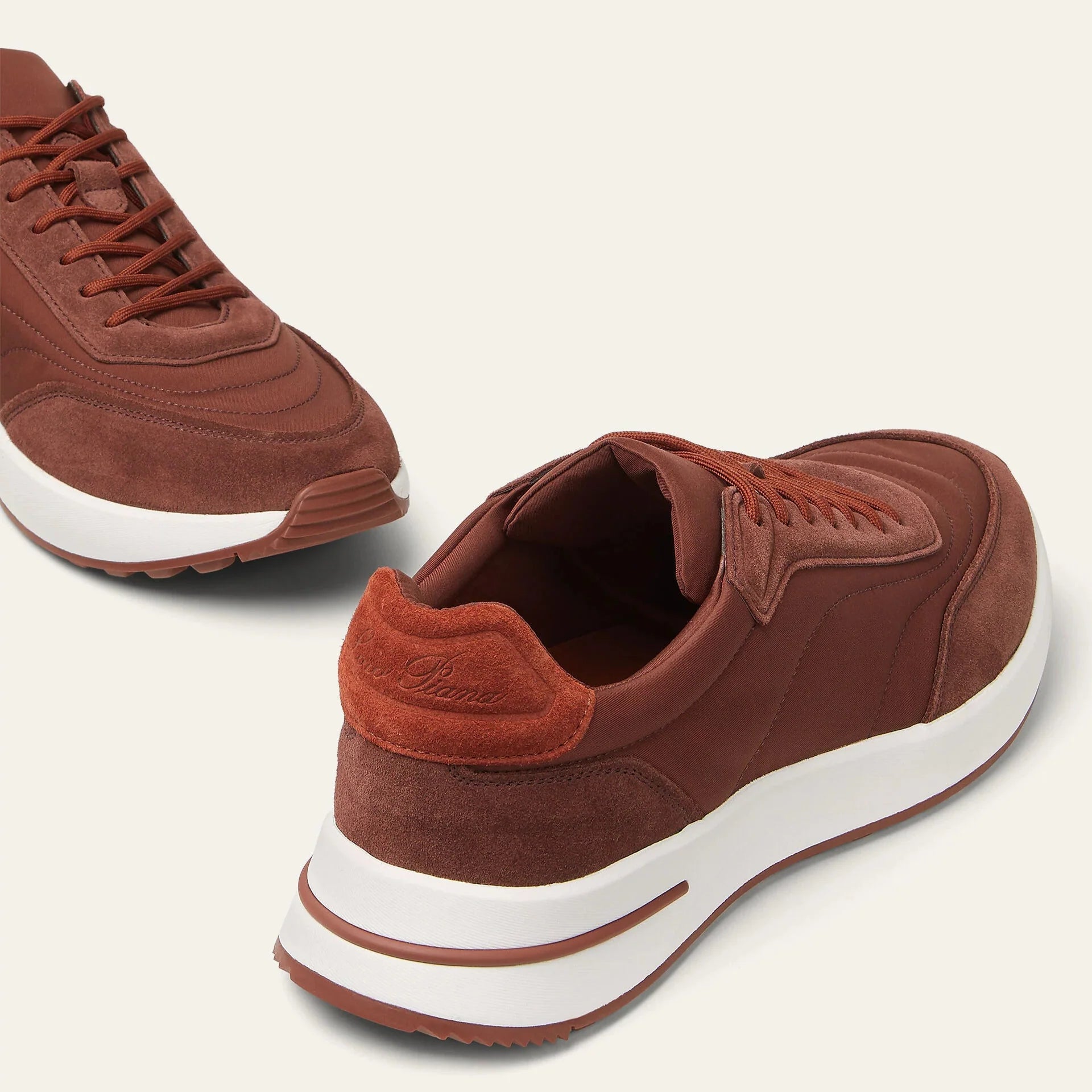 Loro Piana Weekend Walk Microfibre Storm System® Sneakers - Sanguine Pencil (P0B2)