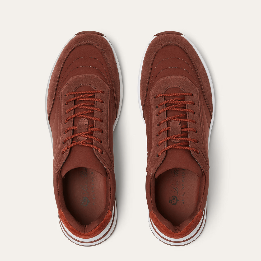 Loro Piana Weekend Walk Microfibre Storm System® Sneakers - Sanguine Pencil (P0B2)