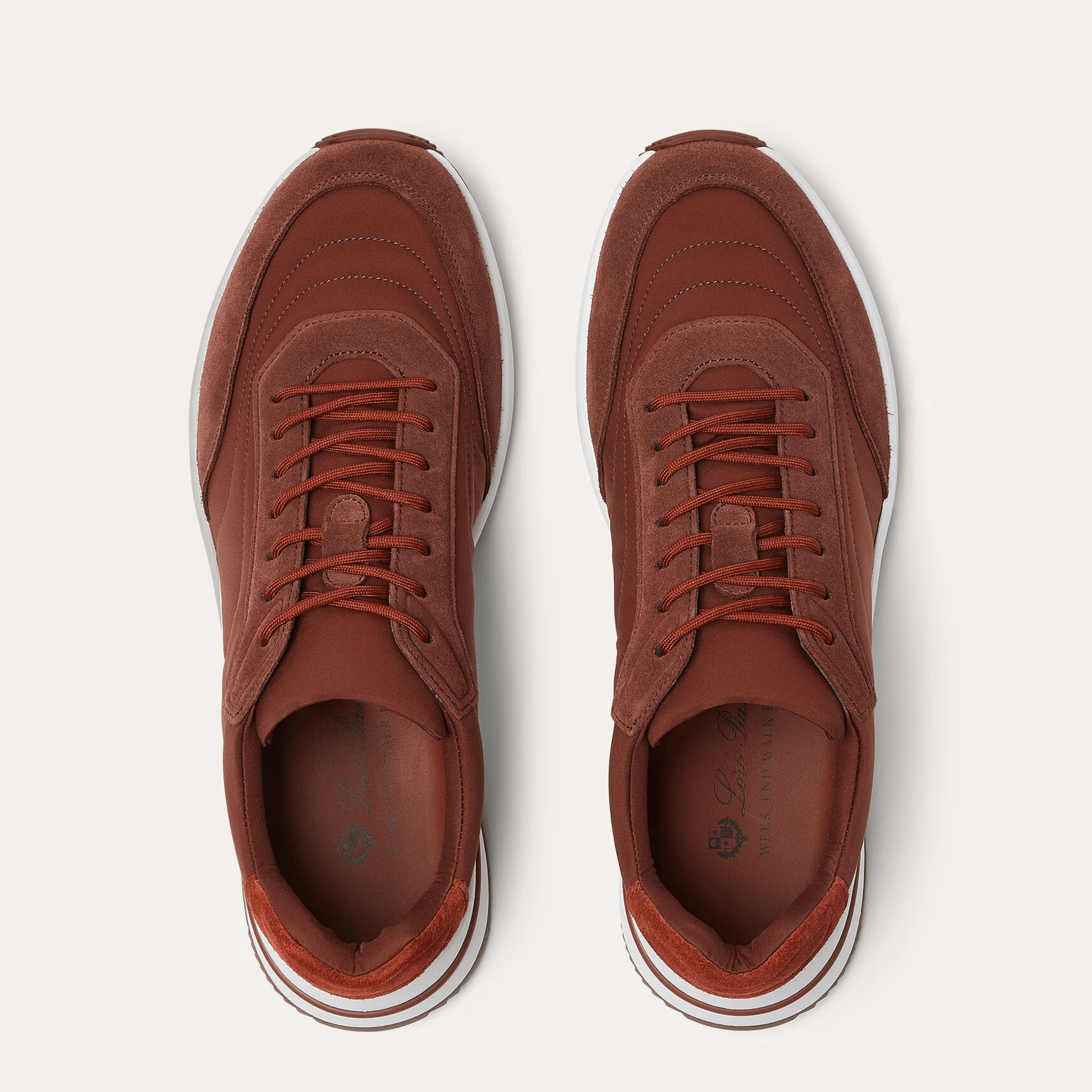 Loro Piana Weekend Walk Microfibre Storm System® Sneakers - Sanguine Pencil (P0B2)