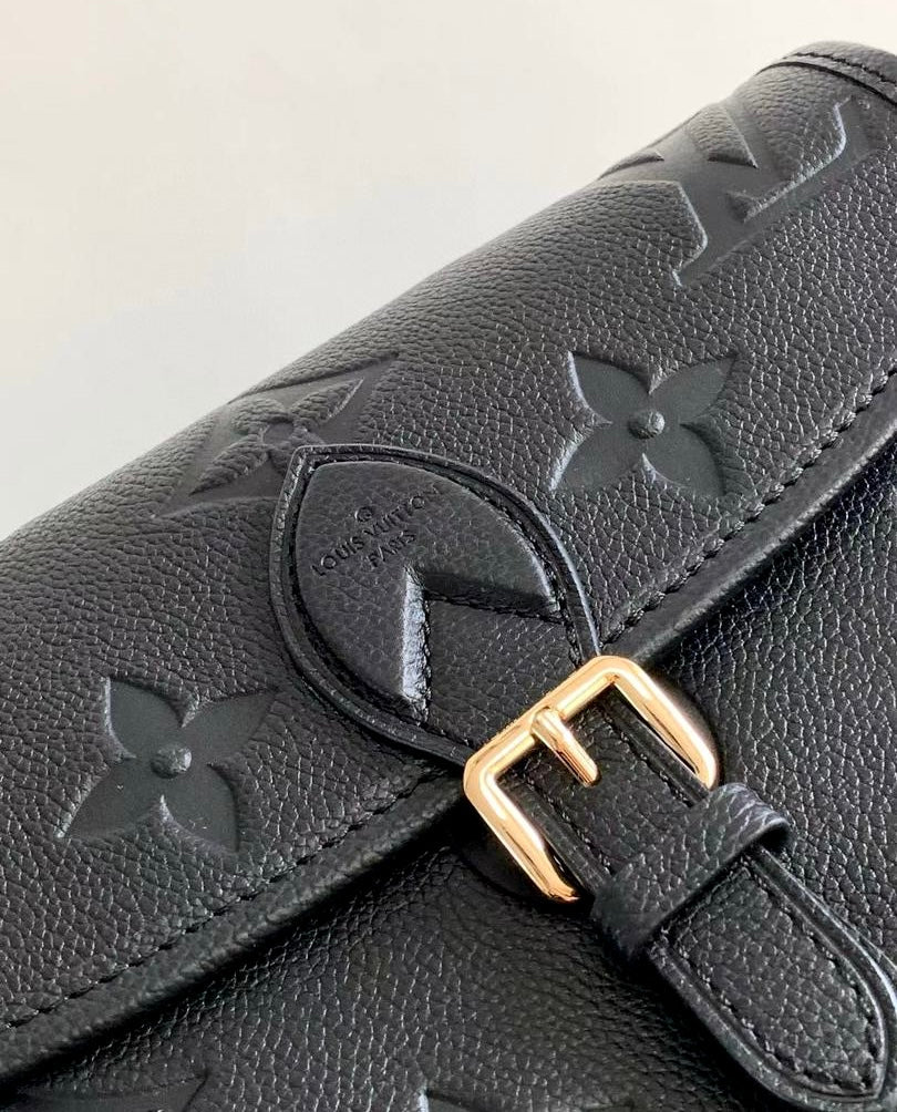 Louis Vuitton Diane Satchel Handbag - Noir Obscur