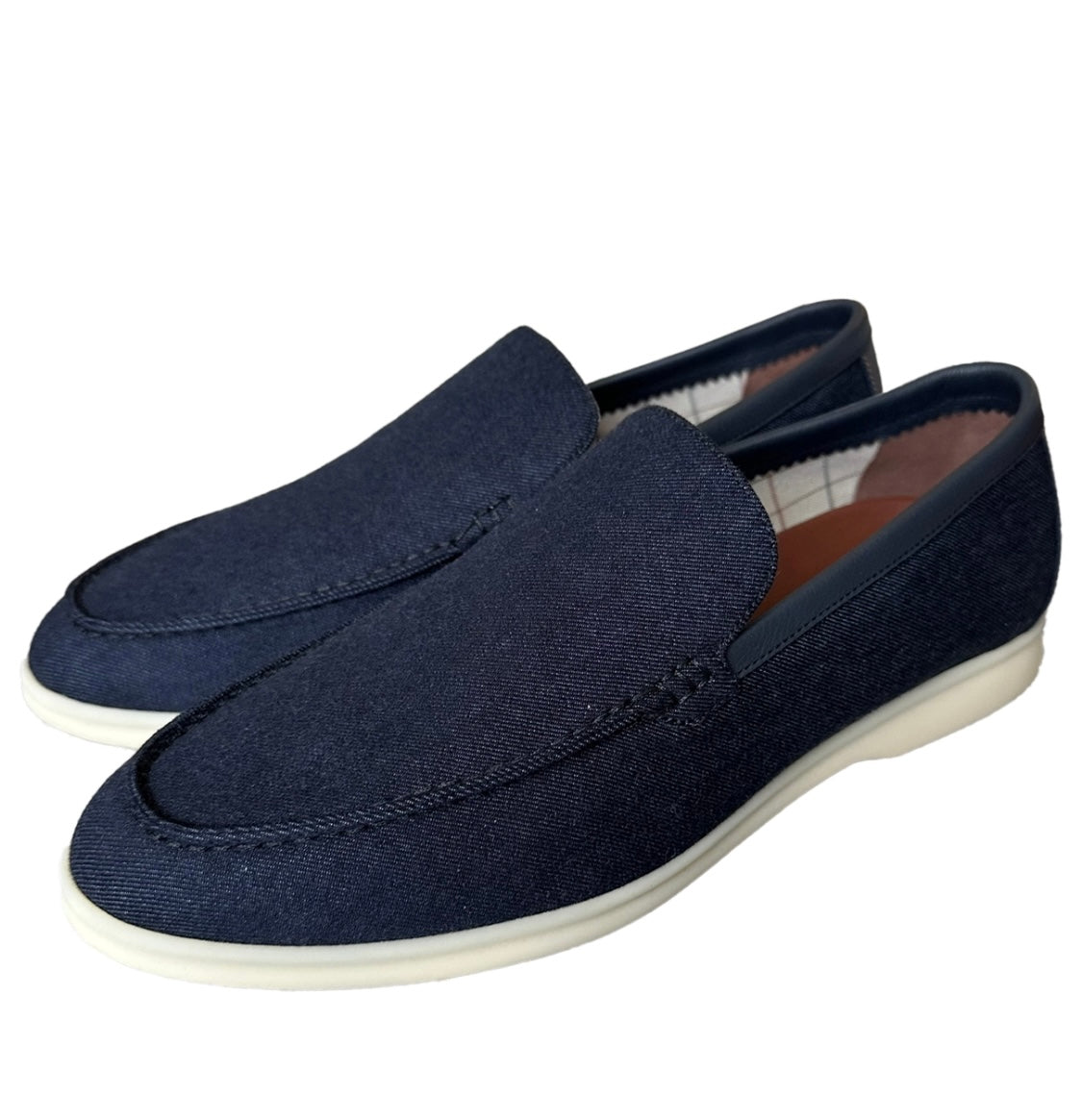Loro Piana Summer Knitted Walk Wish® Wool Loafers - Blue