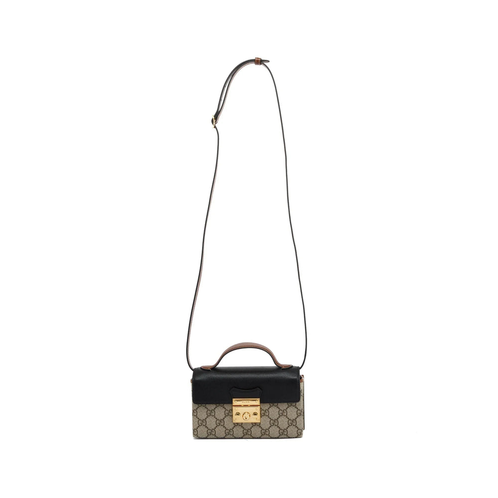 Gucci GG Supreme Padlock Bag – Beige
