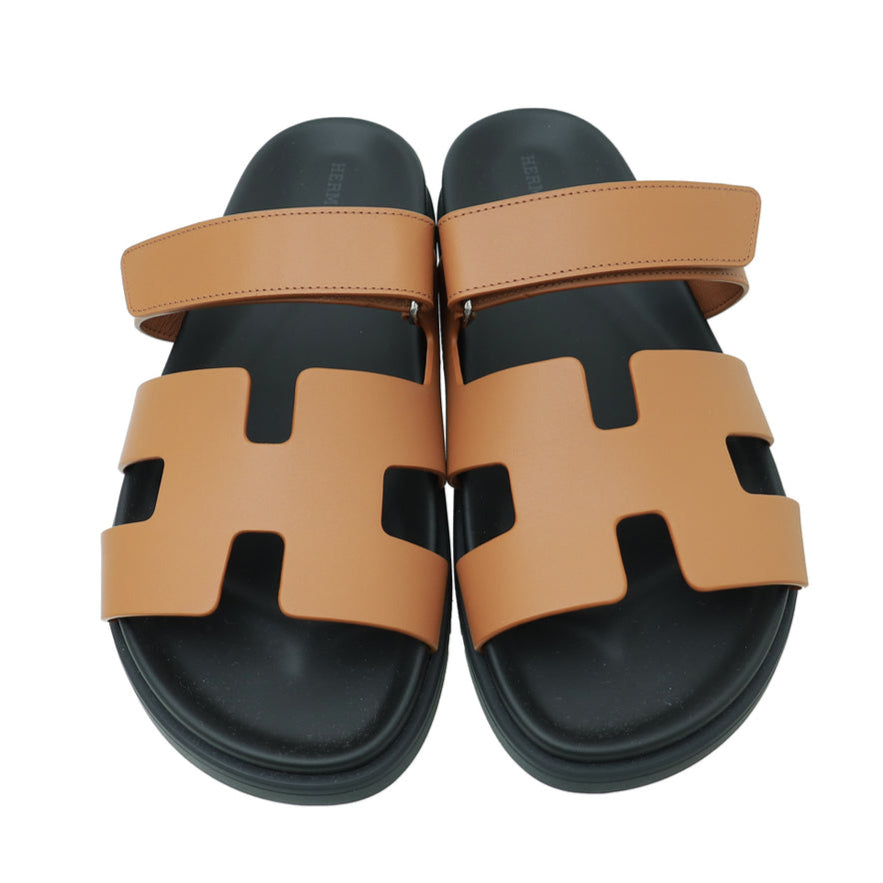 Hermes Chypre Sandals - Naturel