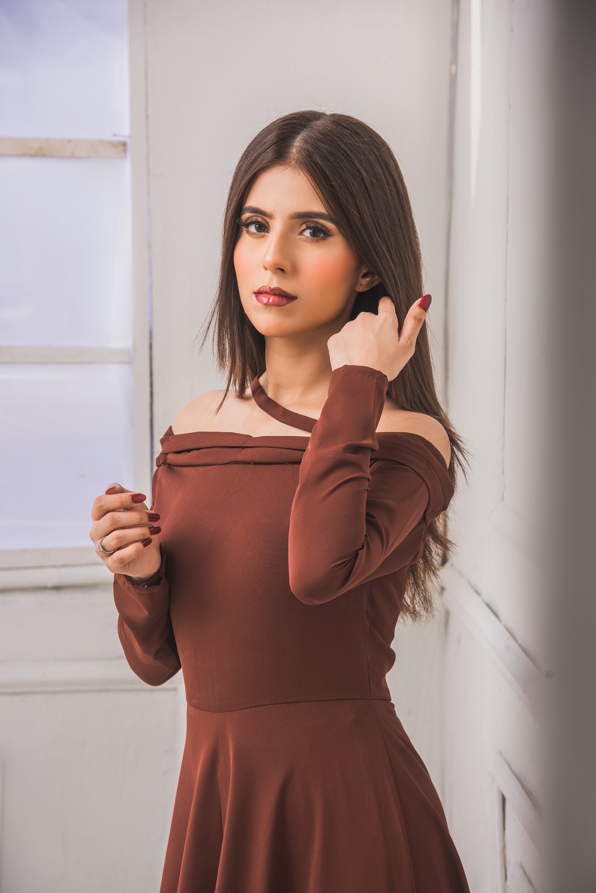 Hazel Gold Dress