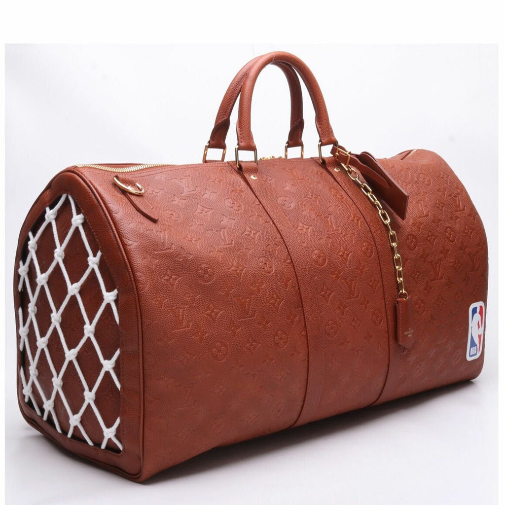Louis Vuitton Keepall Bandoulière 55 Duffle Bag - Brown