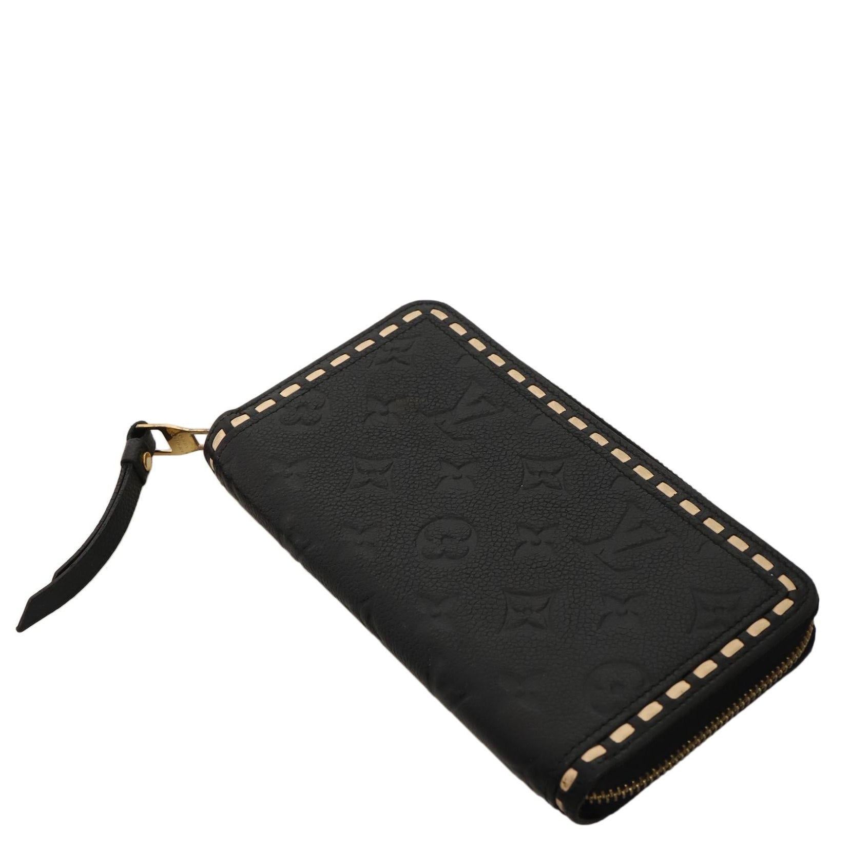 Louis Vuitton Monogram Empreinte Zippy Wallet - Black