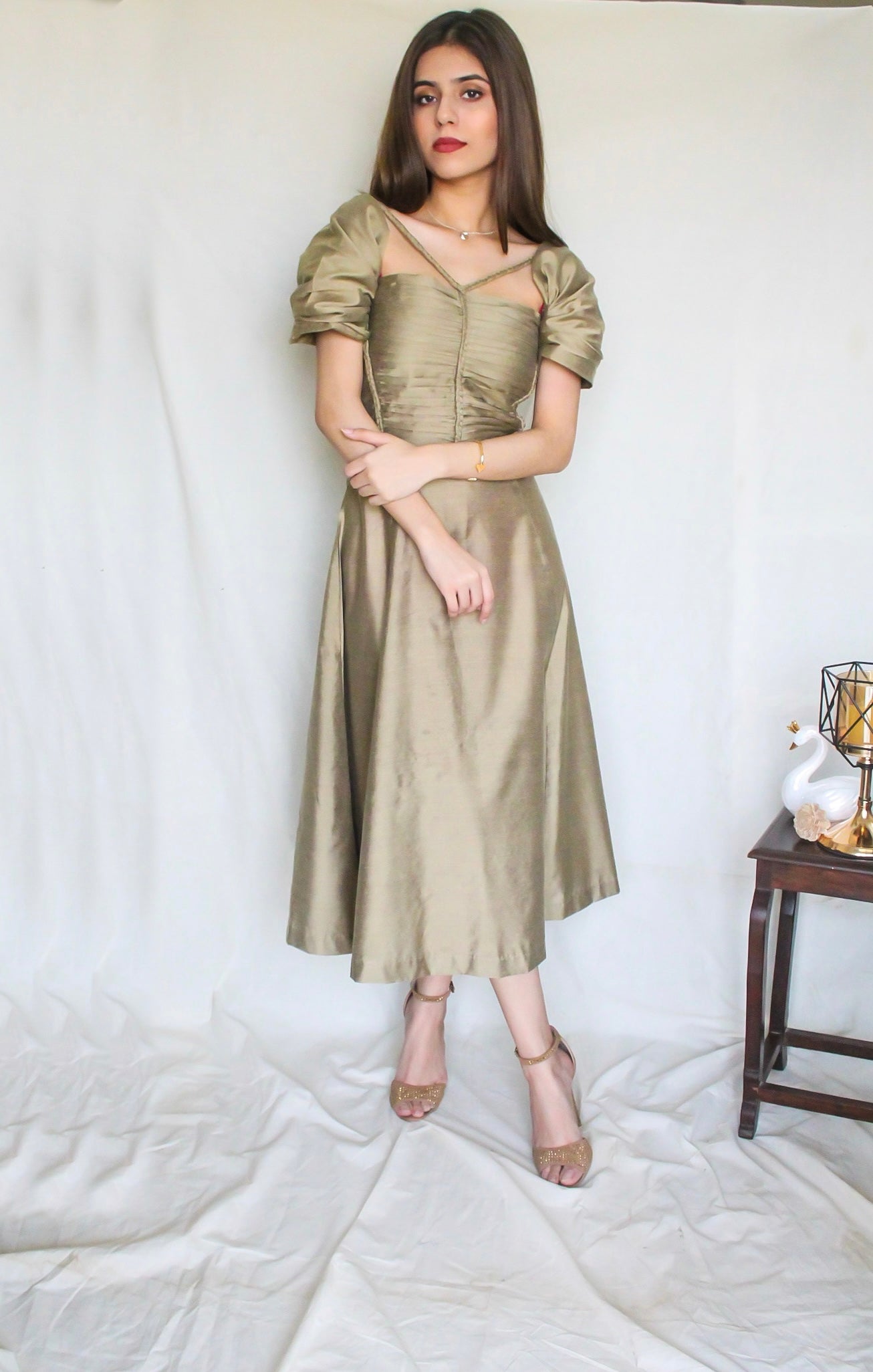 Amber Golden Dress
