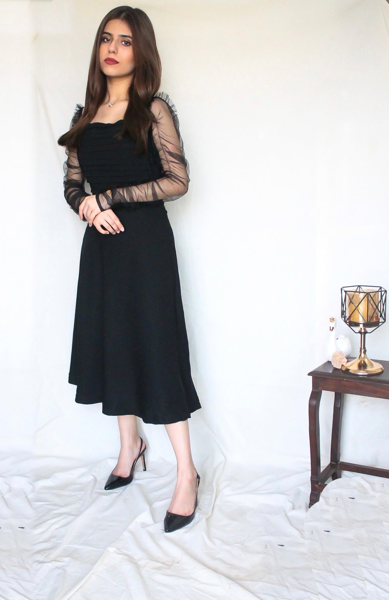 Dusky Black Dress