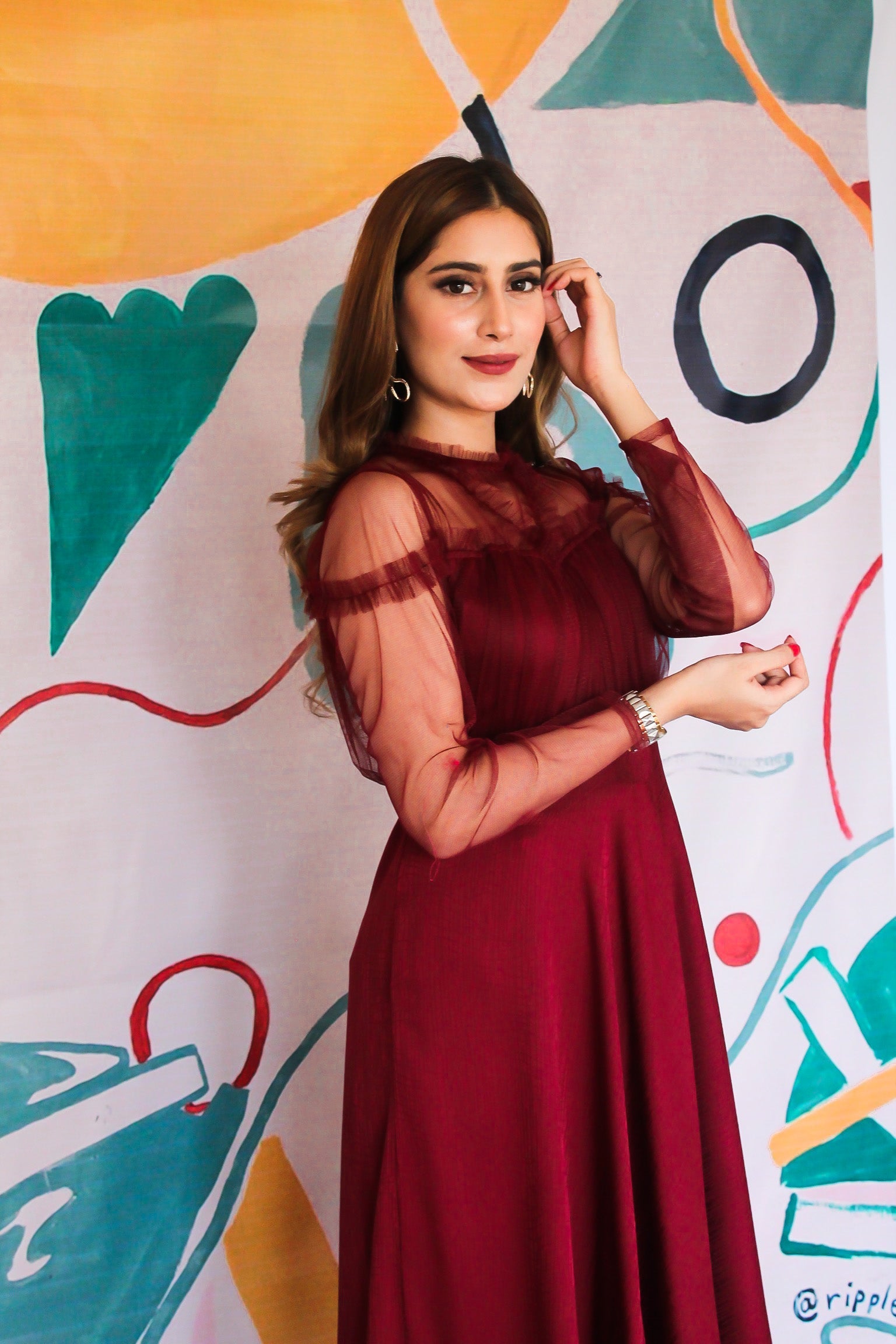 Rocco Maroon Dress