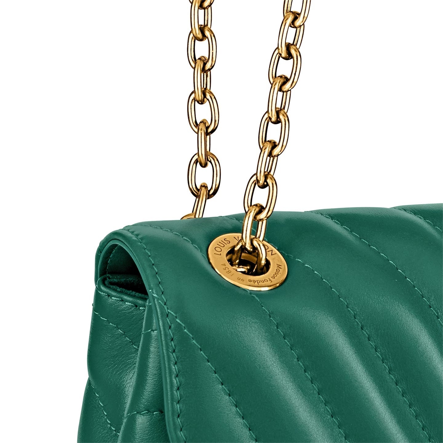 Louis Vuitton New Wave Chain Bag MM - Emerald Green