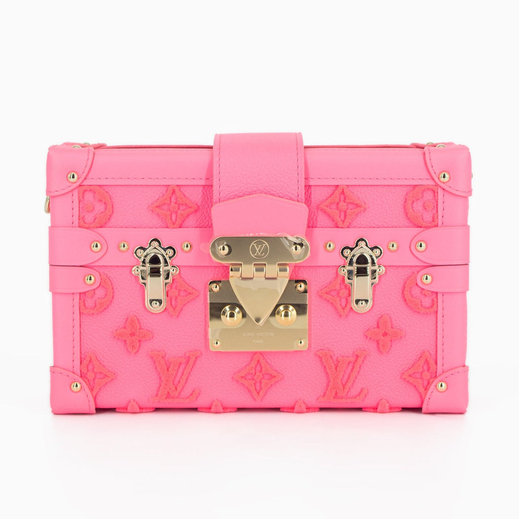 Louis Vuitton Monogram Tuffetage Petite Malle Shoulder Bag - Rose Fluo
