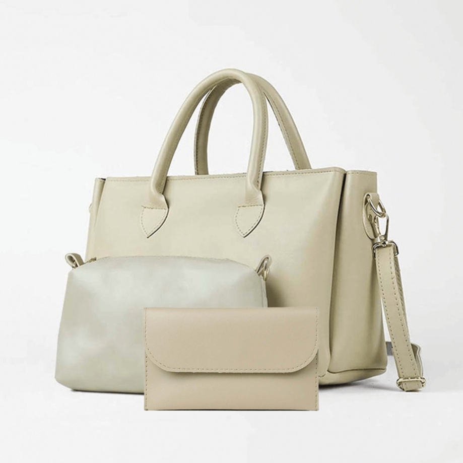 BLAIR – Casual City Tote in Beige