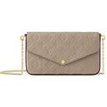 Louis Vuitton Pochette Félicie Wallet Shoulder Bag - Tourterelle