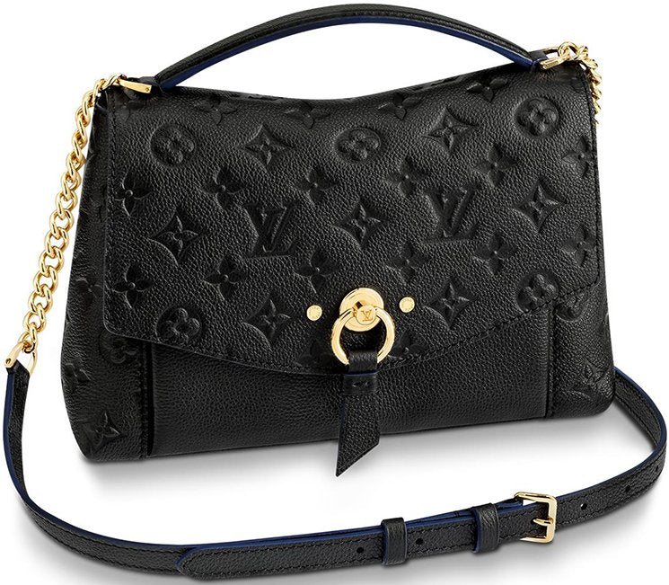 Louis Vuitton Monogram Empreinte Blanche BB Shoulder Bag - Black