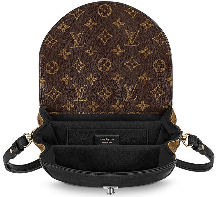 Louis Vuitton Monogram Reverse Chantilly Lock Crossbody Bag - Brown