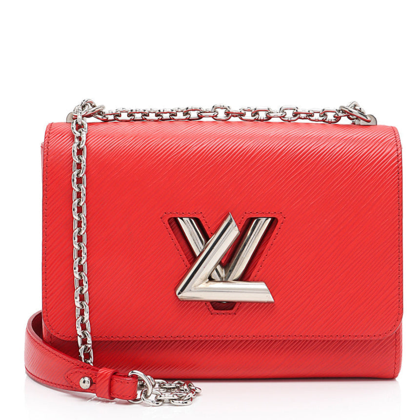 Louis Vuitton Epi Twist MM Shoulder Bag - Red